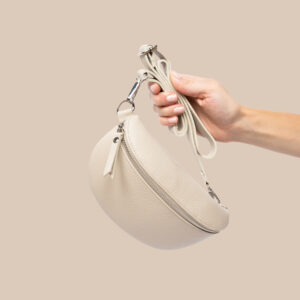 Leather Waistbag Beige