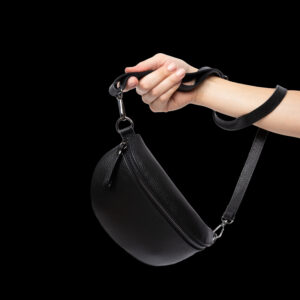 Leather Waistbag Black