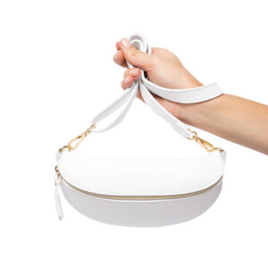 Leather Waistbag White