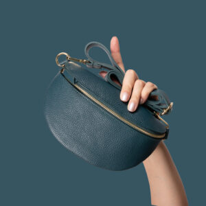Leather Waistbag Blue