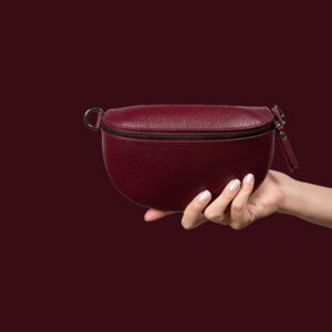 Leather Waistbag Burgundy