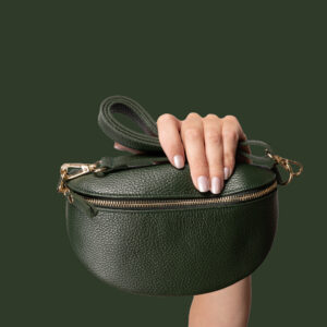 Leather Waistbag Forest Green