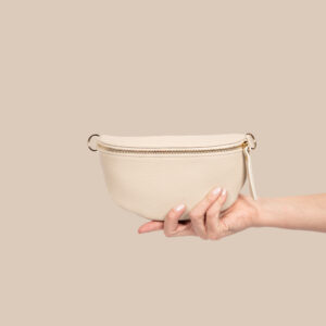 Leather Waistbag Beige (kopeeri)